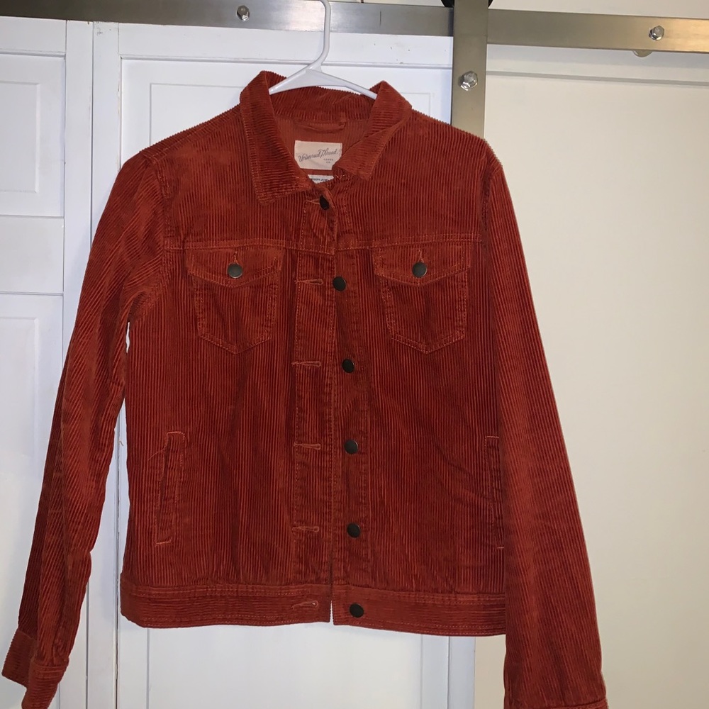 Corduroy jacket - burnt orange